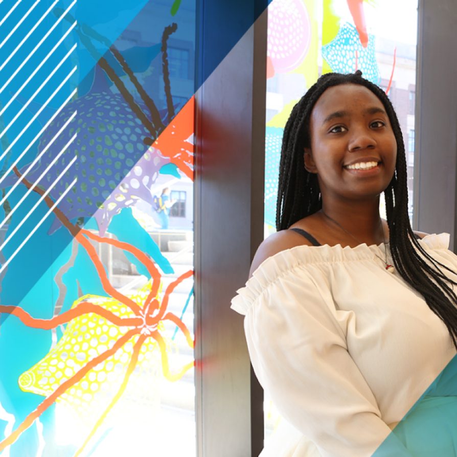 LSA biology student Daisha Griffin didn’t follow a traditional college path, but she wouldn’t have it any other way.