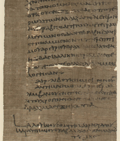 Text on Papyrus: P. Mich. 5191