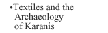 textiles and the archaeology of Karanis
